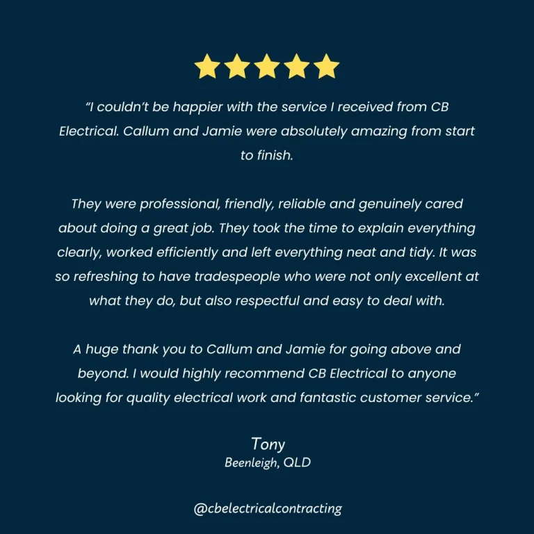 Instagram post from cbelectricalcontracting. This post is in position 2.