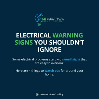Instagram post from cbelectricalcontracting. This post is in position 1.
